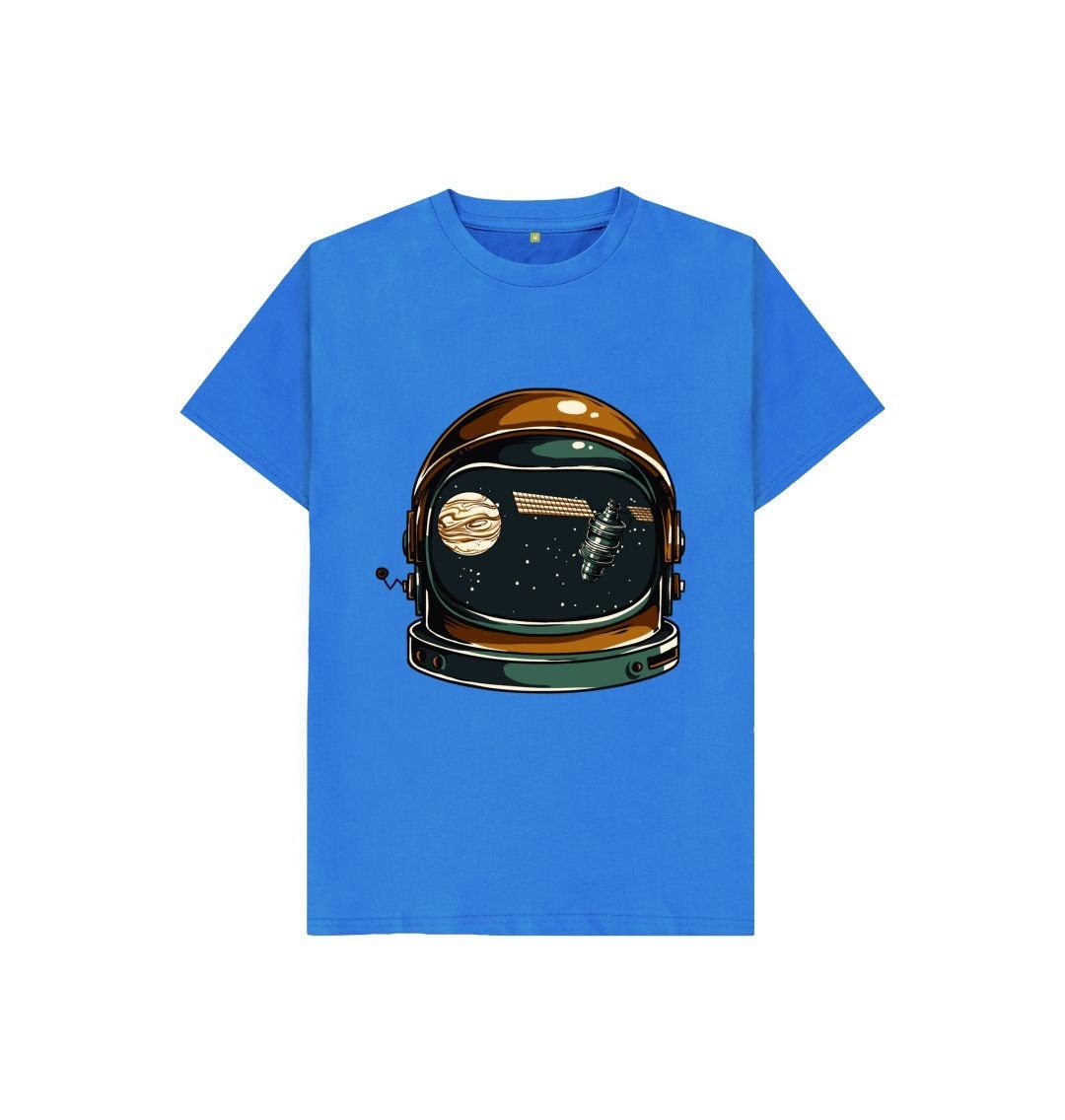 Eco-Chic Astronaut Helmet Boys T-shirt