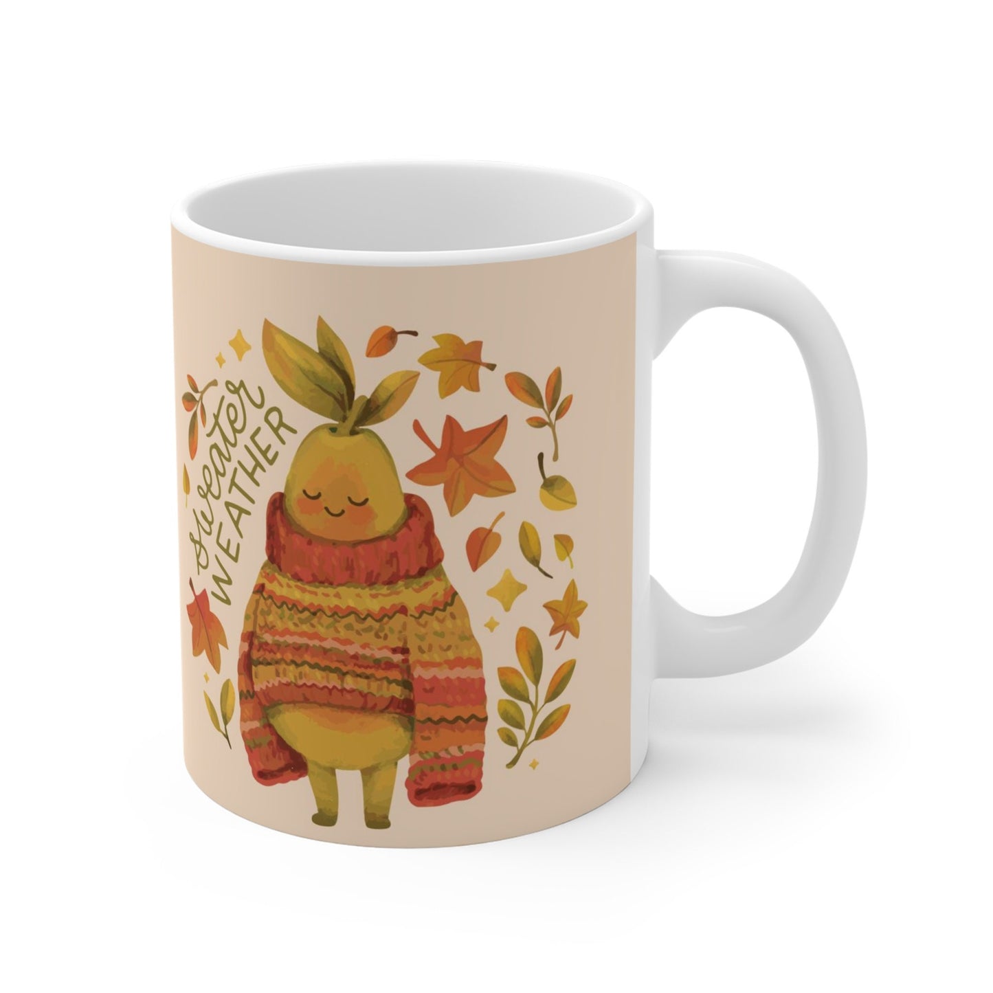 Cozy Autumn Pear Mug