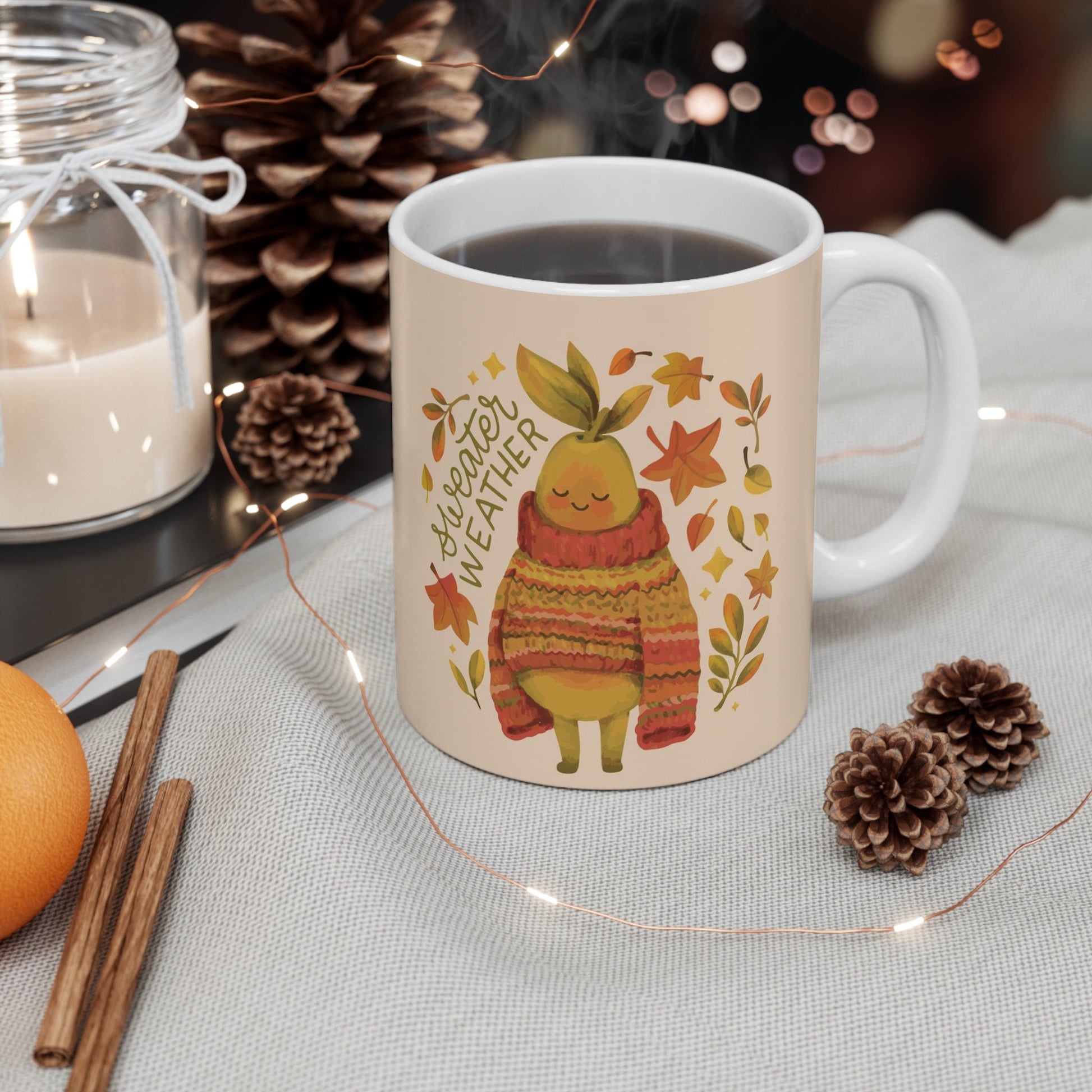 Cozy Autumn Pear Mug