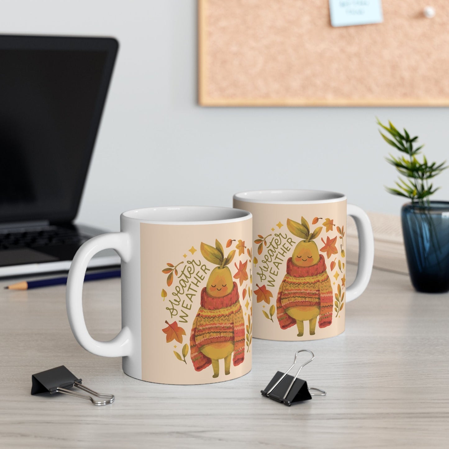 Cozy Autumn Pear Mug