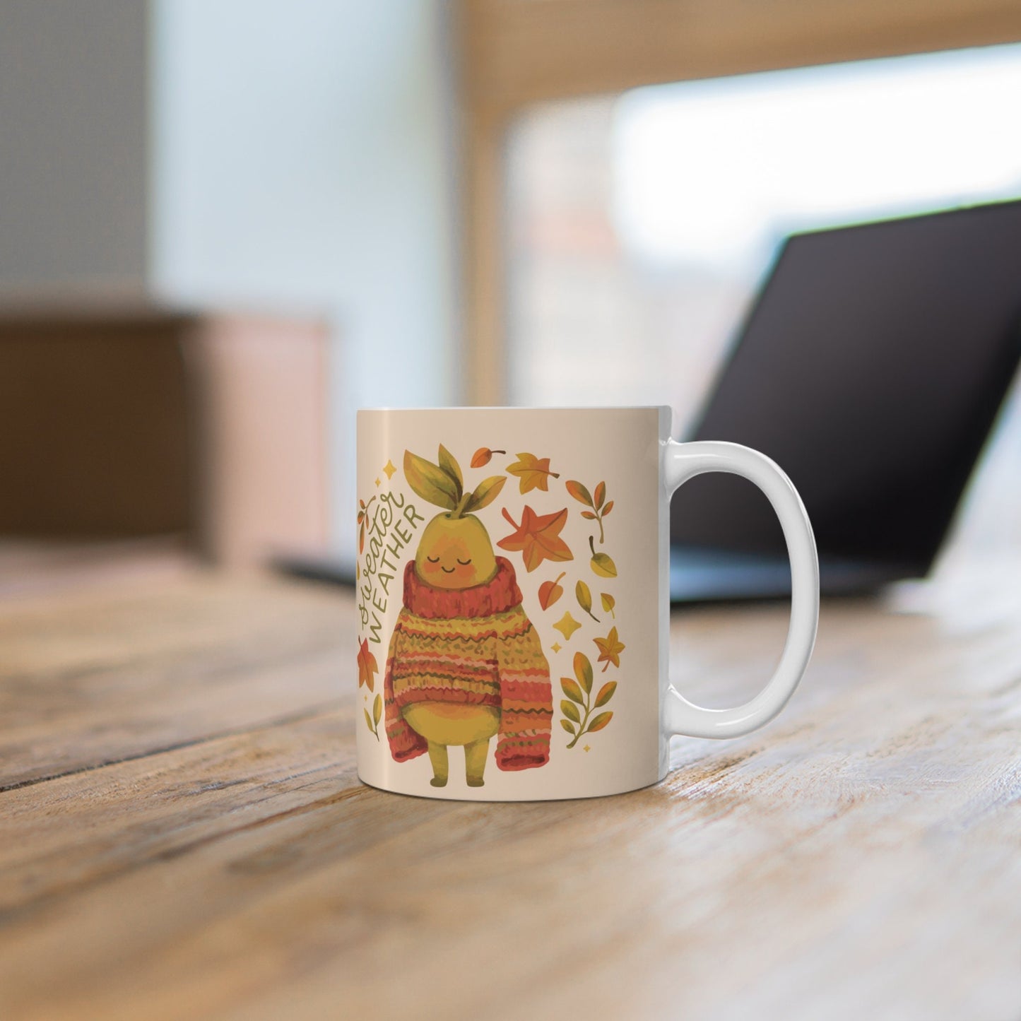 Cozy Autumn Pear Mug