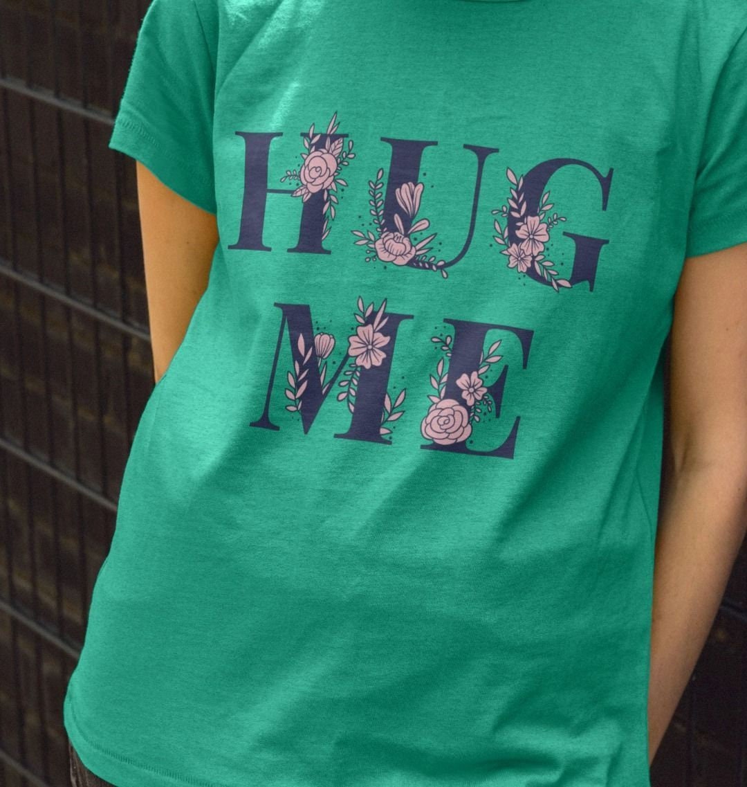 Ecochic Comforts "hug Me" Women's T-shirt