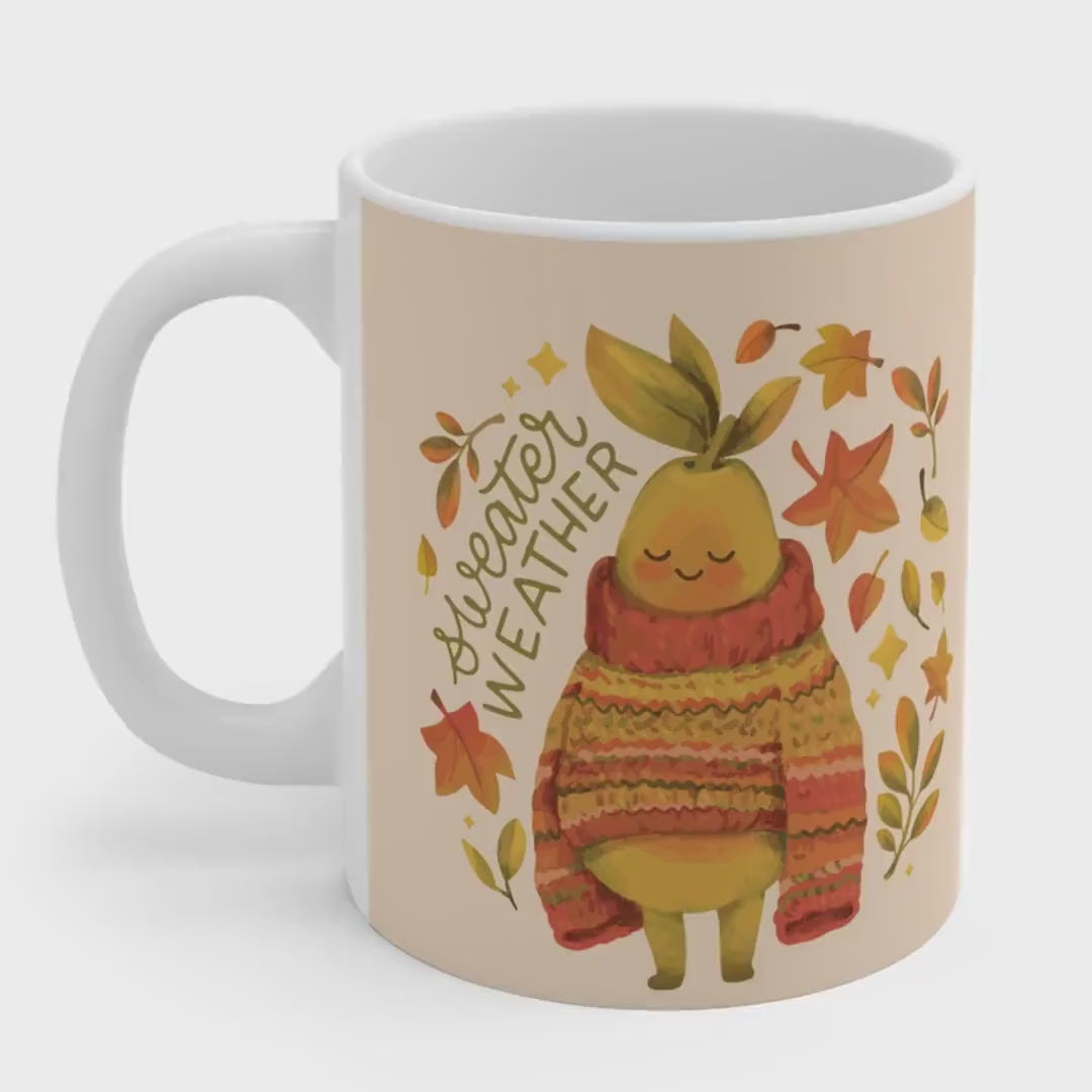 Cozy Autumn Pear Mug